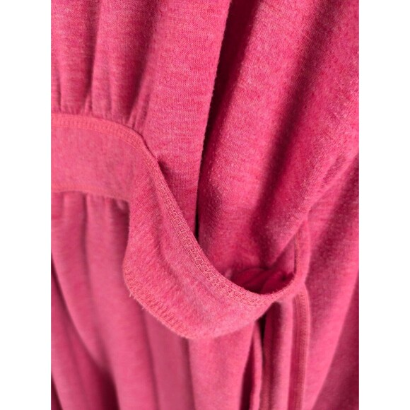 Charter Club Womens Robe With Tie Long Sleeve Pockets Size L Pink - Picture 8 of 15